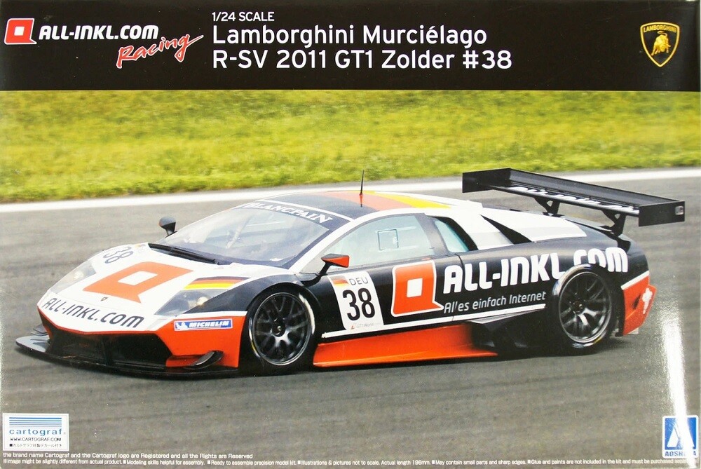 Lamborghini Murcielago Lp670 R-sv Fia Gt1 Zolder 2011