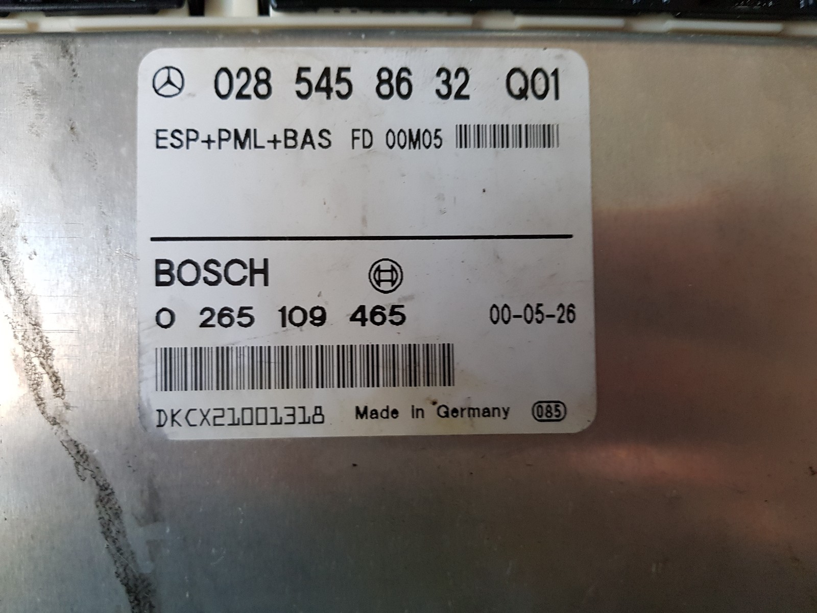 MERCEDES S CLASS W 220 / 320 CDI ECU ESP+PML+BAS 0285458632 | eBay