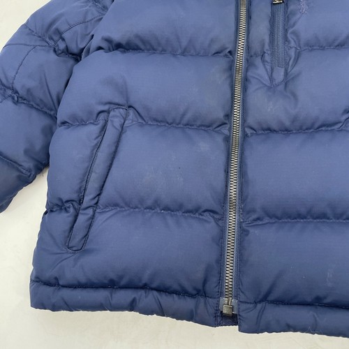 Polo Ralph Lauren bo's 3-4T Performance Down Puffer Jacket Hooded navy full zip - Picture 17 of 19
