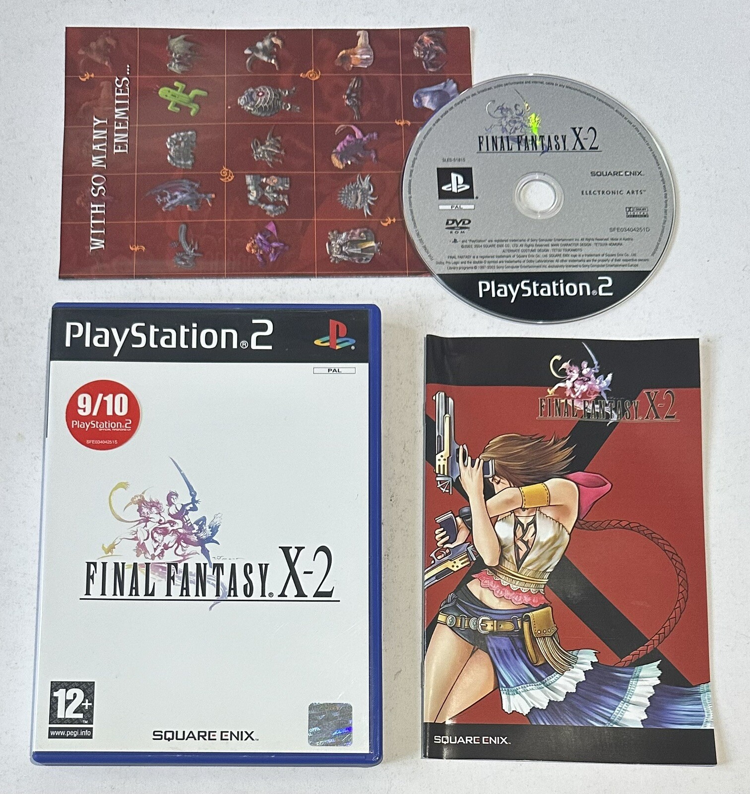 Final Fantasy X-2 Sony PlayStation 2 PS2 Complete PAL