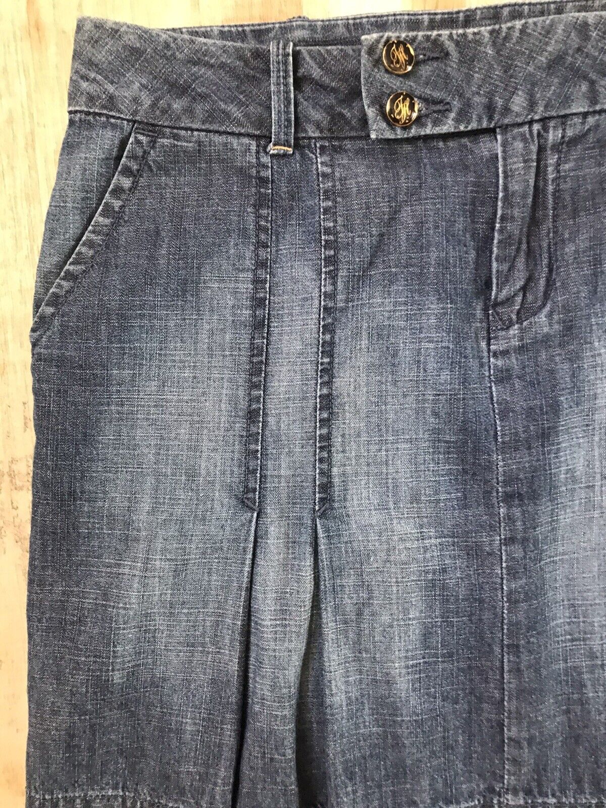Mini Denim Jean Skirt Pleated Tommy Hilfiger Wome… - image 4