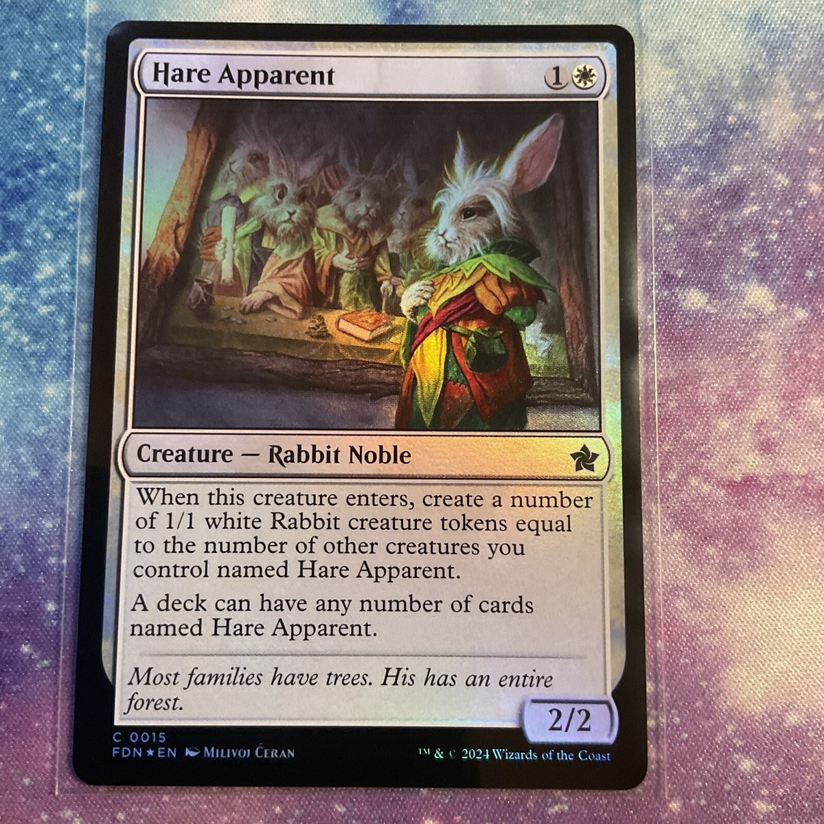 Hare Apparent FOIL - Foundations #15 MTG | eBay