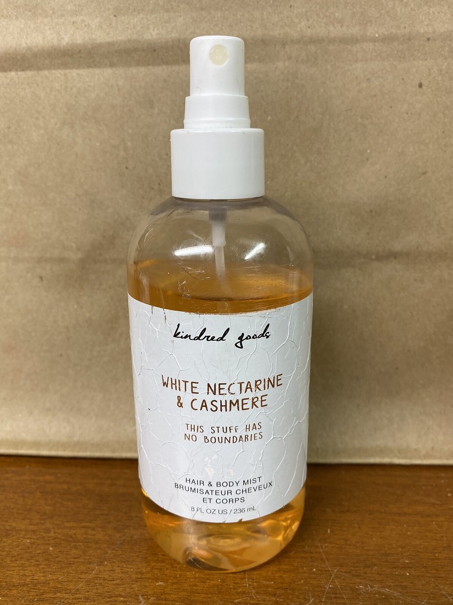 Kindred Goods White Nectarine Cashmere Hair and Body Mist fl
