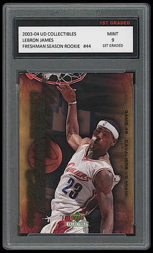 LEBRON JAMES 2003-04 UPPER DECK #44 1ST GRADED 9 ROOKIE CARD LAKERS/CAVALIERS - 第 1/1 張圖片