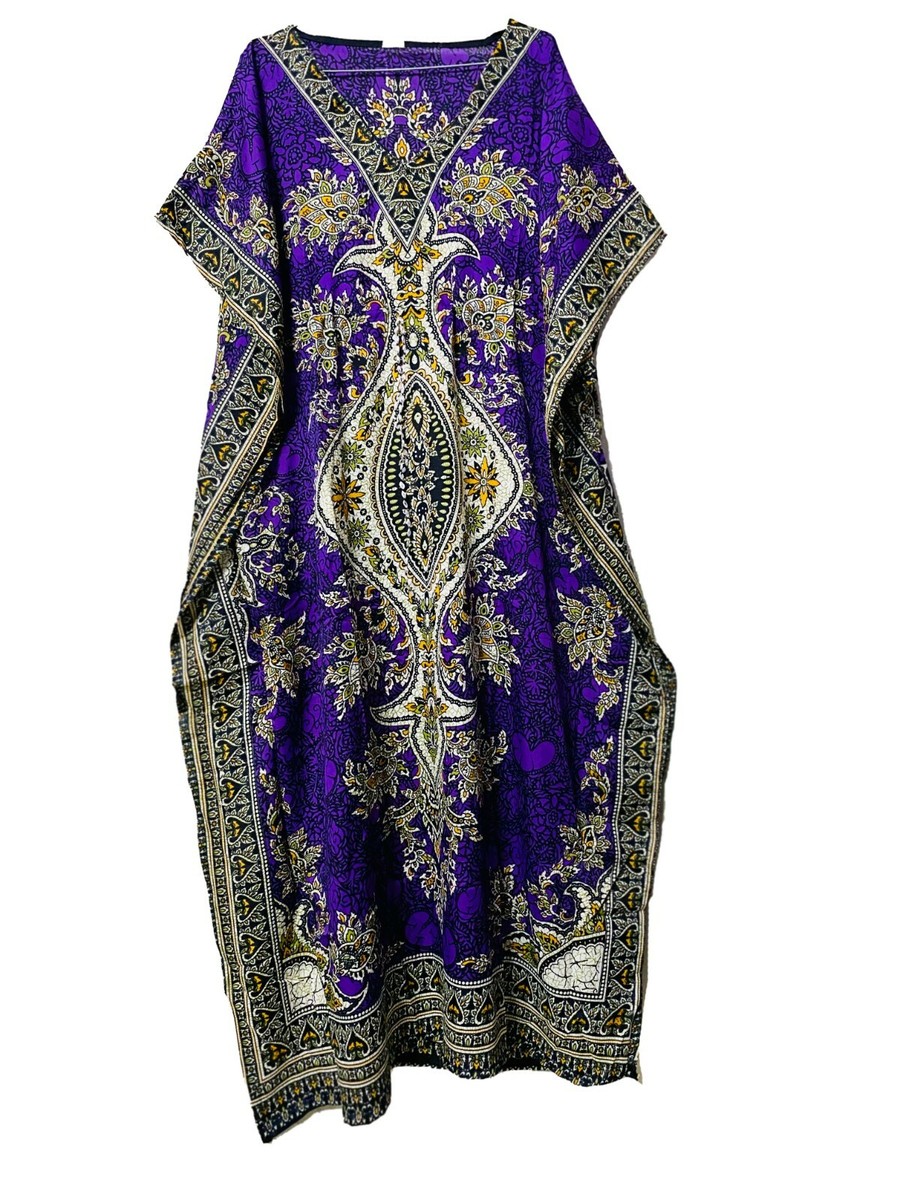 purple and gold kaftan dress Moroccan Royal Purple Kaftan, Red Kaftan Purple / M