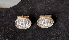 The Royal Family Cufflinks Fenwick & Sailors Sterling Silver Heirloom Jewelry
