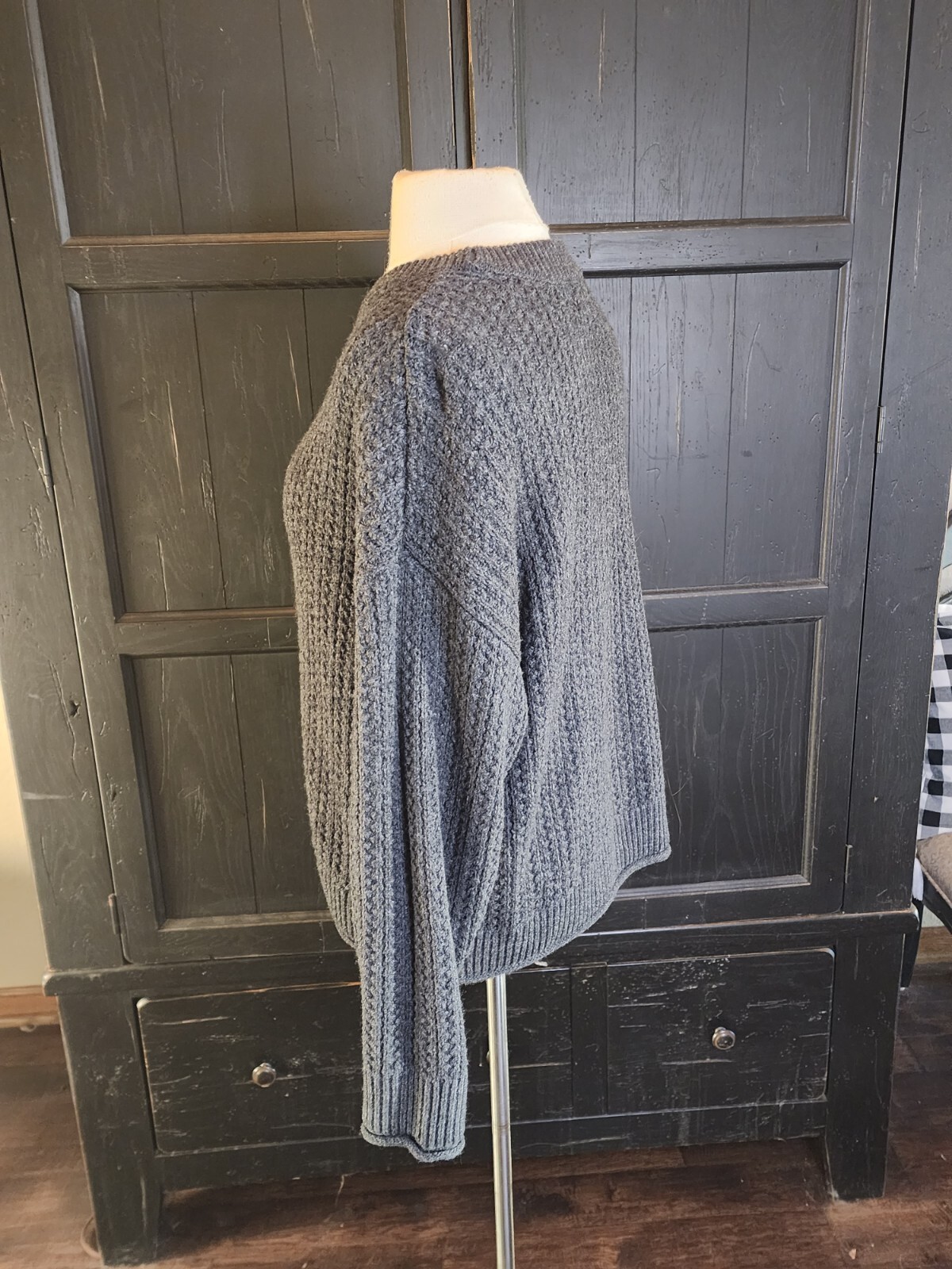 Universal Thread Knit Pullover Sweater Dark Gray … - image 5