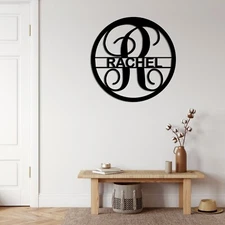 Family Name Sign For Wall Metal Wall Art, Metal Wall Decor, Home Decor Wall Art