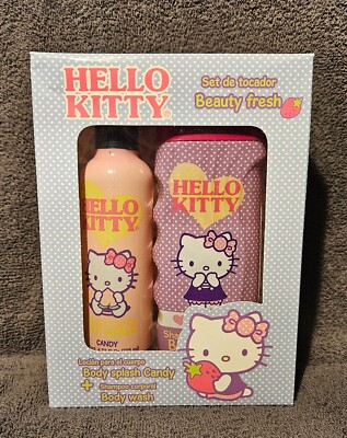 HELLO KITTY Beauty Fresh Body Splash Candy + Shampoo Corporal Body Wash