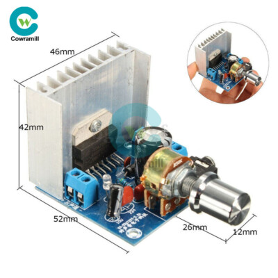 AC/DC12V TDA7297 2.0 2x15W Digital Audio Amplifier DIY Kit Dual-Channel Module