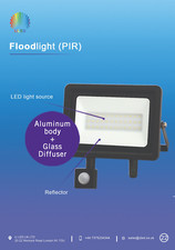 LED Floodlight  Outside Light with PIR motion sensor -  20W or 30W -  4K, 6K