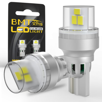 BMTxms 2PCS 921 912 LED Reverse Backup Light Bulbs - CANbus Error Free For Mercedes BMW Audi, 6000K