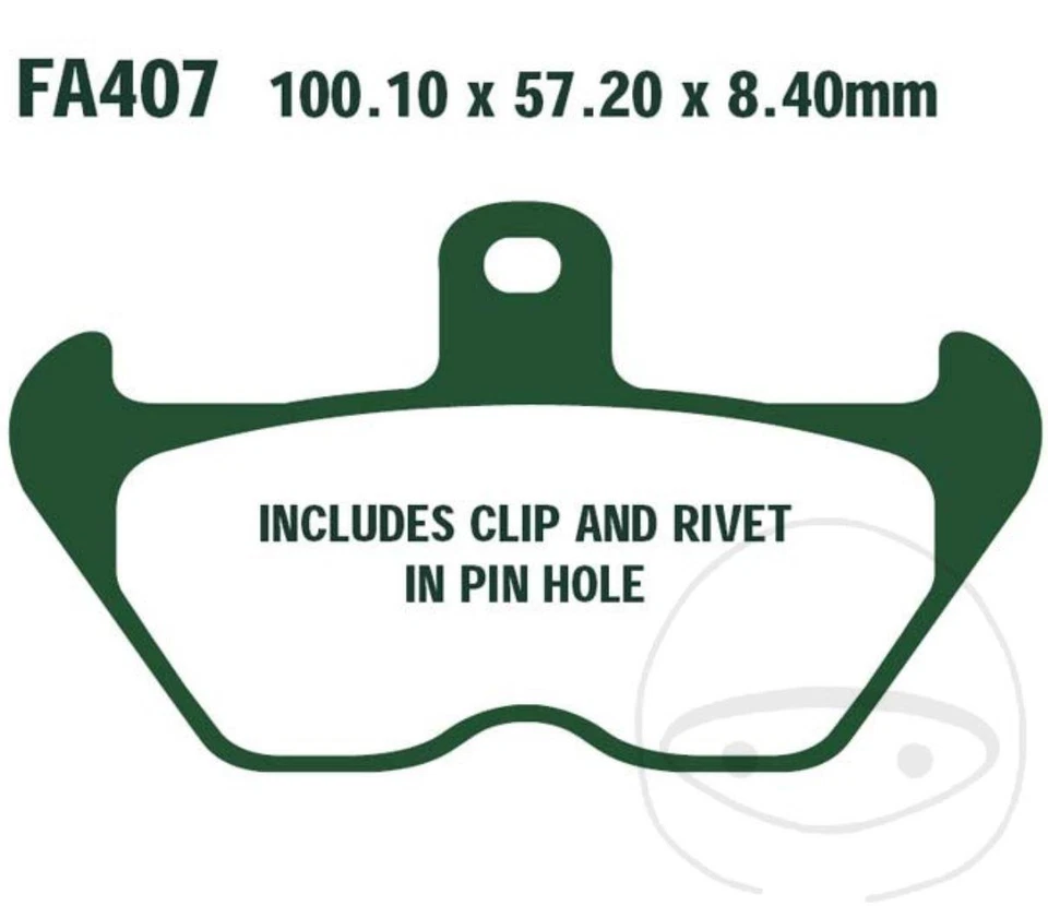 Metal Sinterizado Forros de Freno Delantero para BMW R K 80 100 1100 1150 1200 R - Imagen 3 de 3