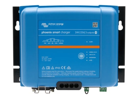Victron Energy Phoenix Smart IP43 Charger 24V-25A 3 Outputs with Bluetooth