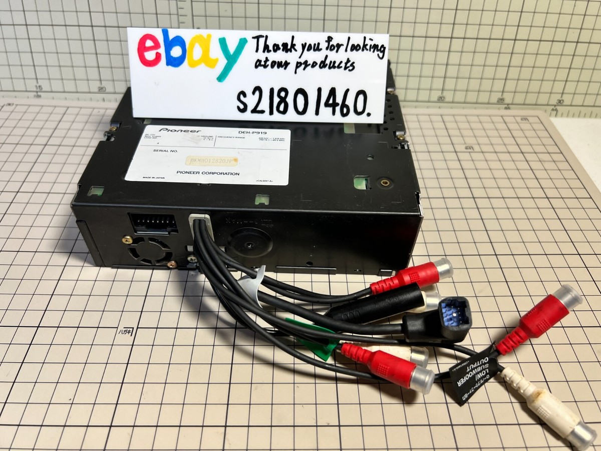 Carrozzeria DEH-P919 Pioneer Bluetooth Car Audio CD Player 1DIN