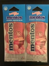 Mentos Pure Fresh Car Home Air Freshners BUBBLE GUM SCENT- LOT OF 2
