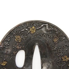 古董日本刀镡| eBay