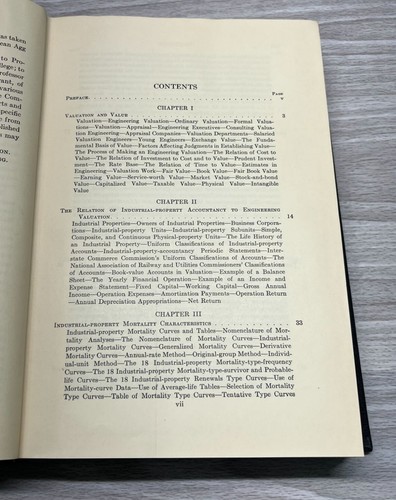 Engineering Valuation Anson Marston 1936 Hardcover 1. Auflage Thomas Agg - Bild 3 von 12