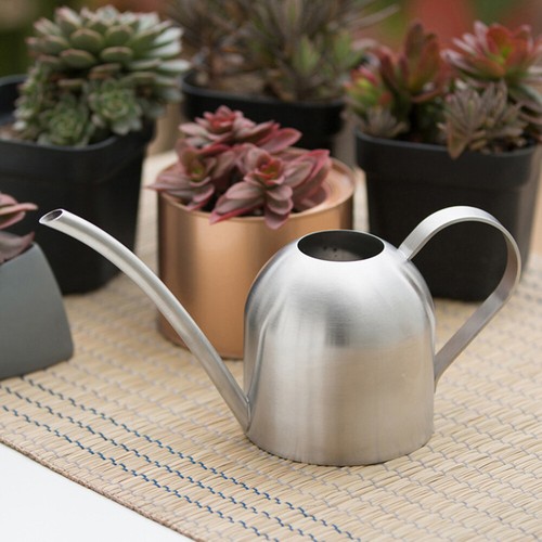 1000 ML Watering Can Stainless Steel Kettle Flower Gardening Tool - Picture 7 of 11
