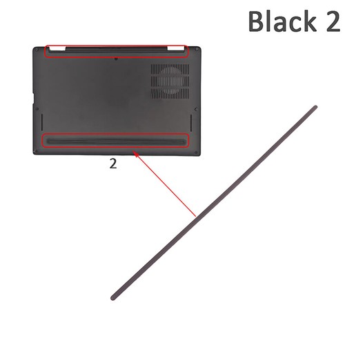 Rubber Strip Laptop Bottom Shell Cover Foot Pad For Dell Latitude 7320 7330 - Afbeelding 14 van 18