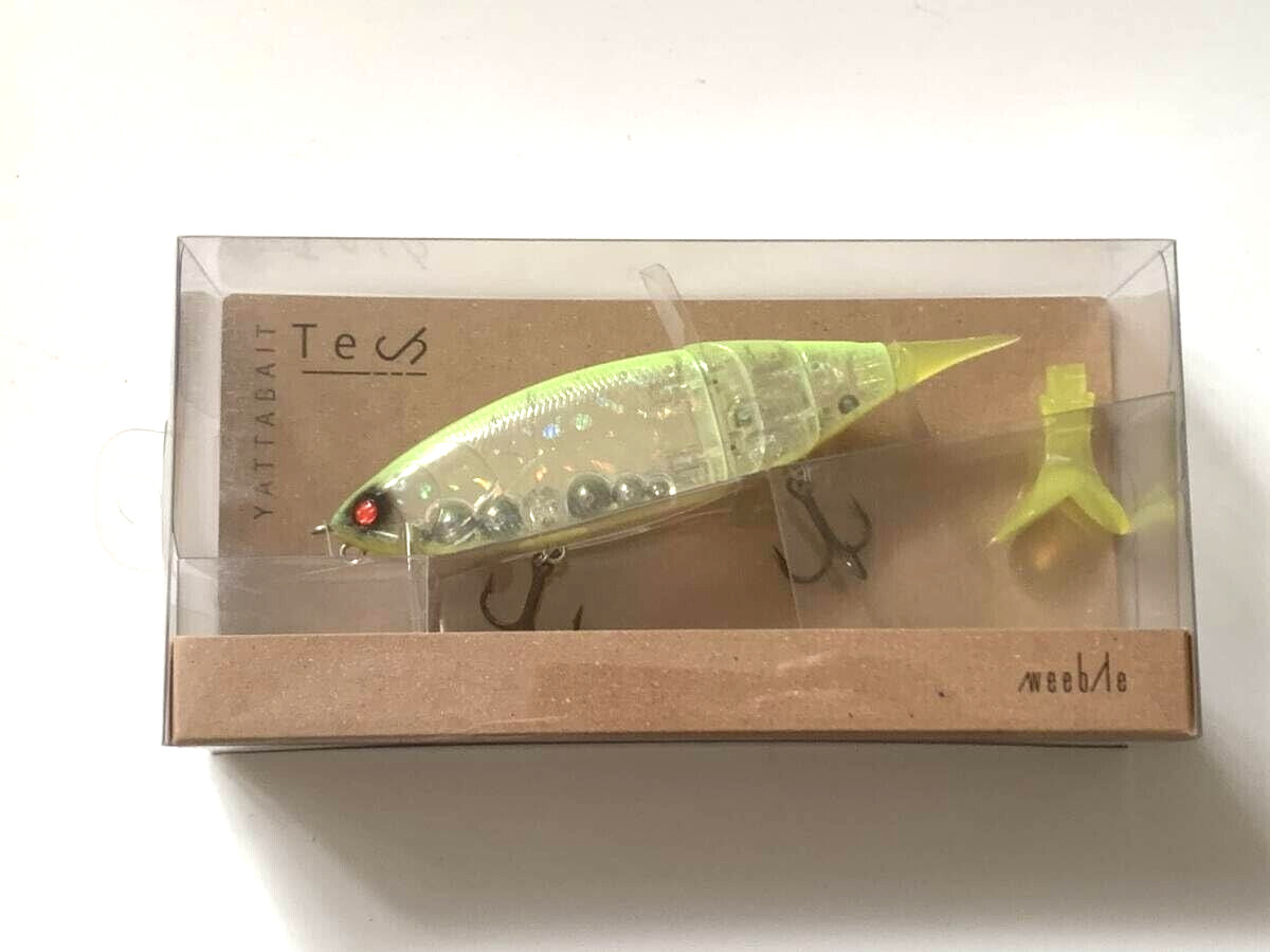 weeble YATTABAIT Tech Magical Shine Yellow 1.65oz Swimbait Floating NEW Japan - Image 2