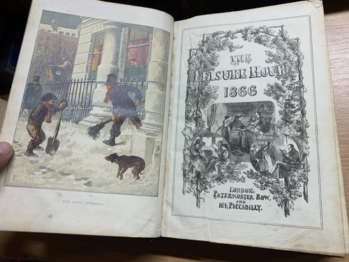 JAN-DEC 1866 "THE LEISURE HOUR" BOUND ISSUES ILLUSTRATED ANTIQUE BOOK (P8) - Picture 4 of 20