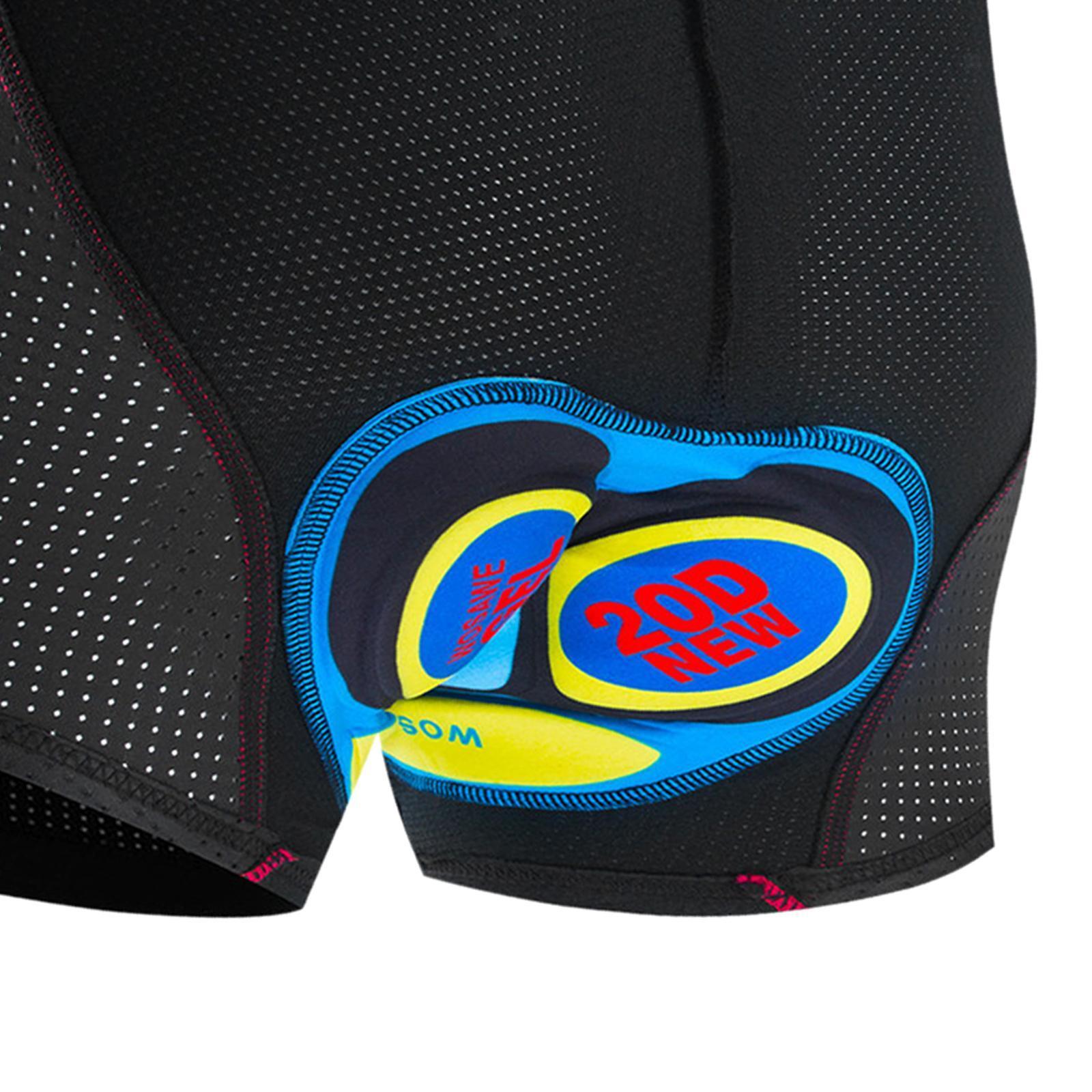 Mens 5D Padded Bike Shorts Undershorts Motorcycle Riding Biker Bicycle