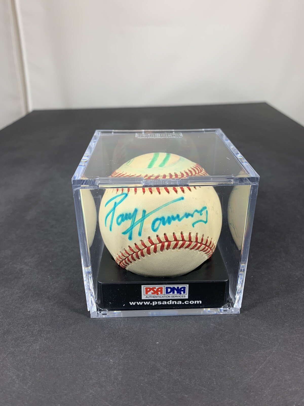 Paul Hornung Autographed Signed Green Bay Packers /Joe Orsak "Artist" , MLB Baseball PSA Grade 8 RARE 