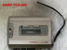 As is SONY TCS-600 cassette tape recorder Junk parts only For parts or repair JP