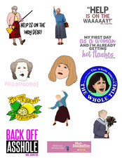 Mrs. Doubtfire Movie Sticker Pack