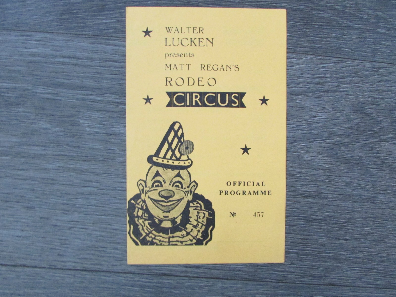 Walter Lucken Presenta Matt Regan's Rodeo Circus Programa Temprano Original
