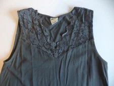 vero moda grey evening summer Women's t shirt top tank sleeveless size 10 12