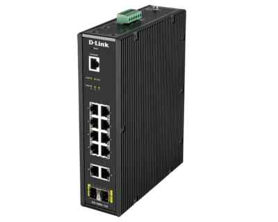 D-Link DIS 200G-12S Managed L2 Gigabit Ethernet Switch 10 x 10/100/1000 + 2 x SF