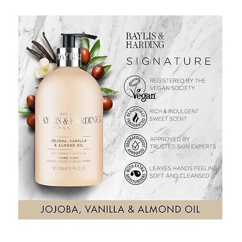 Baylis & Harding Hand Wash 500ml x 3 Liquid Soap Jasmine & Grapefruit Antibac UK - Picture 67 of 120