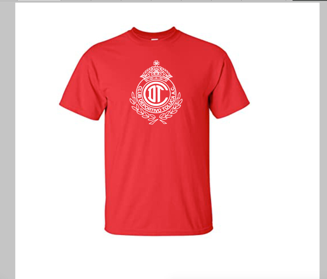 club deportivo Toluca playera de algodón COTTON SHIRT