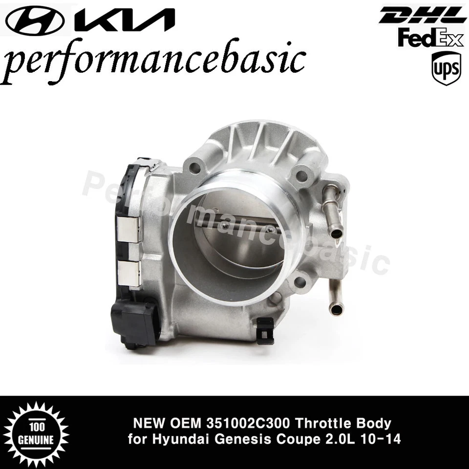 NEW Throttle Body OEM 351002C300 for Hyundai Genesis Coupe 2.0L 10-14 - Image 2 of 4