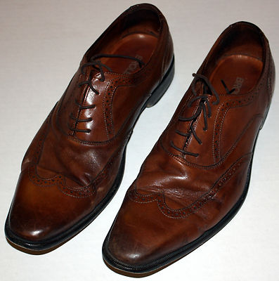 Broletto Mens Brown Leather Brogue 