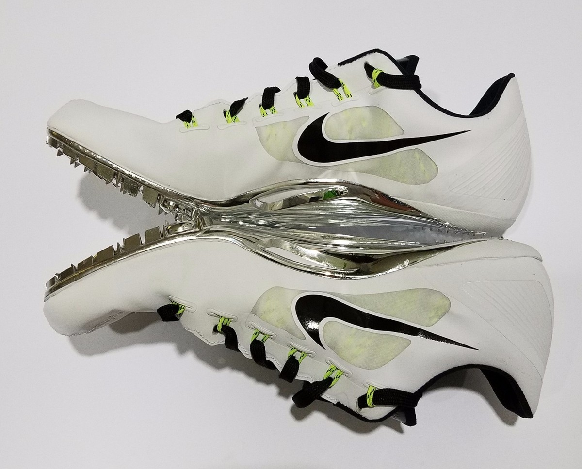 Nike Superfly R4 White Black Volt Track Spikes 526626-170  display picture 2