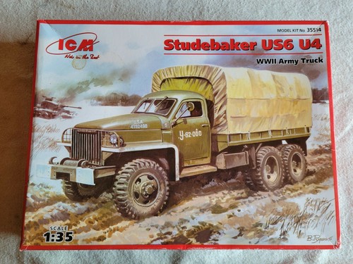 ICM Studebaker US6 U4 1/35 Scale Truck Kit #35514 - Picture 1 of 5