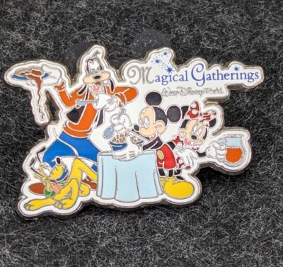 Disney Pin Kellogg's GWP #3 Magical Gatherings Mickey Minnie Goofy Pluto