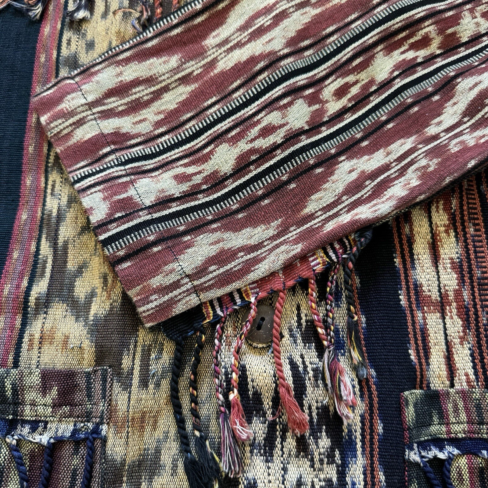 Wild Thing Wild Woman Jacket Multi Pattern Fringe… - image 6