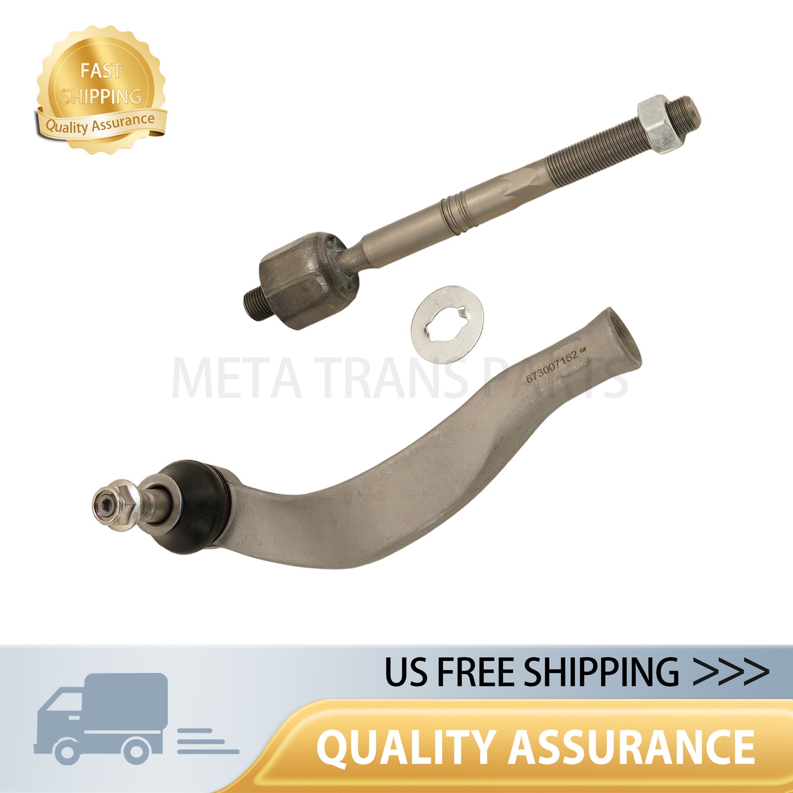 Right Inner Tie Rod Ball Joint For 2019-2023 Maserati Levante 673007162 US