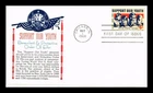 US COVER BPOE ELKS SUPPORT OUR YOUTH FIRST DAY ISSUE KHOL KRAFT CACHET