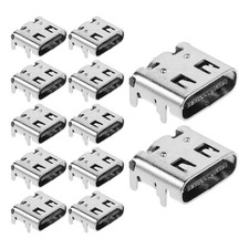 200 PCS Quick Charging Connector Type-C Female Repair Port USB 3.1 Power