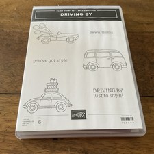 Stampin Up - Card Craft - Zestaw znaczków trzymających - Nowy i nieużywany - Driving By 