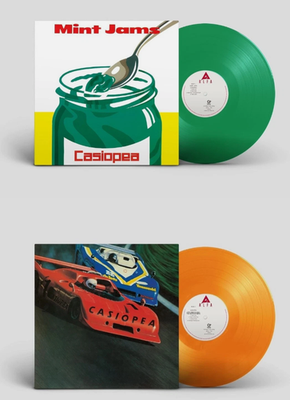 Casiopea Mint Jams Clear Green Vinyl & CASIOPEA Clear Orange Vinyl