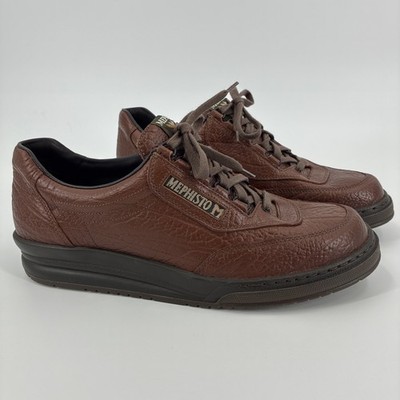 Mephisto Match Shoes Men 10.5 Desert Brown Grain Leather Walking Portugal