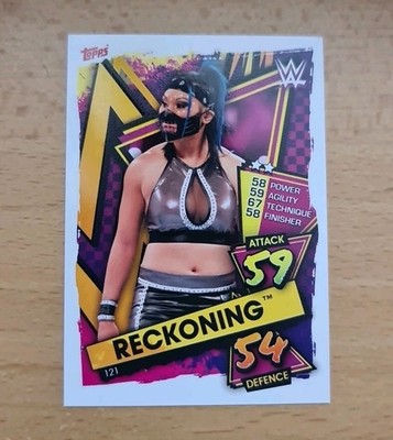 WWE Karte RECKONING Topps Slam Attax 2021 Card Wrestling Diva Michin Mia Yim 121