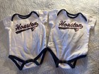 2 Houston Texans Baby One pieces. 6-9 mths Twins -vintage look tees — photo 2