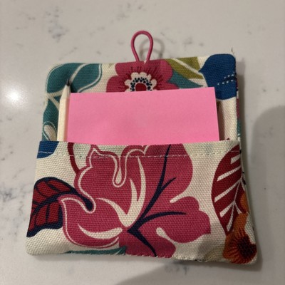 Handgefertigter Post-it Notizhalter / Aufhängen mit Bleistift 